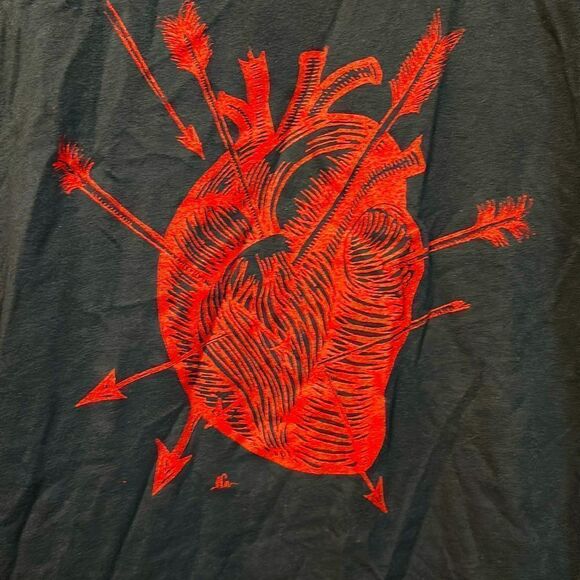 Hand printed tee - Picture 2 of 5